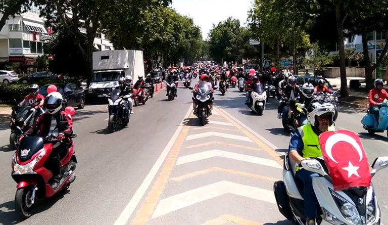 1.400 Motorcyclists Attended the Victory Day Cortege in Turkey