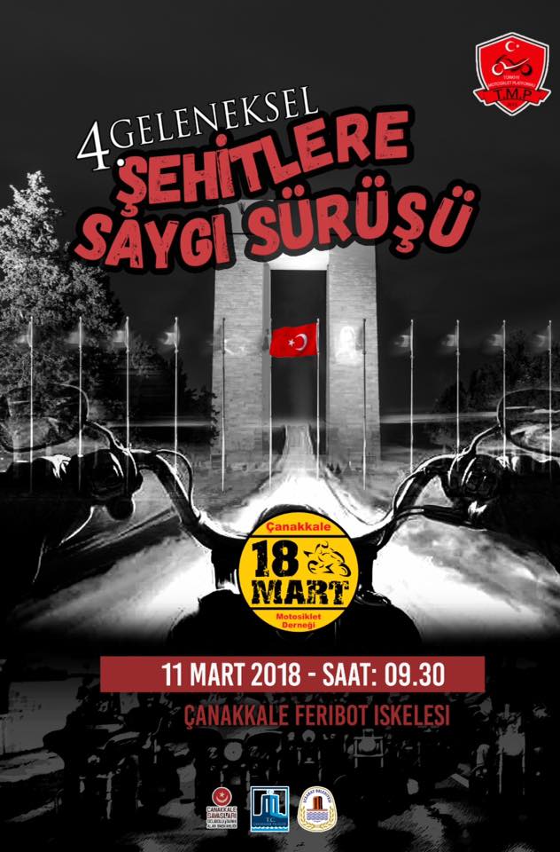 Şehitler Bizi Bekler 4 Sürüşü İl Kültür Turizmi Müdürlüğü Listesinde!  !